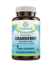 Livamed - Cranberry (Cran-Max®) Veg Caps 90 Count - Livamed Vitamins