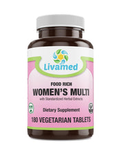 Livamed - Food Rich Women's Multi Veg Tabs - Livamed Vitamins