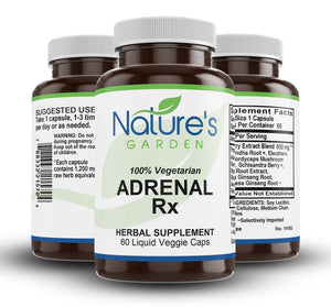 Adrenal RX  - 60 Liquid Veggie Caps with Eleuthero & Ashwagandha