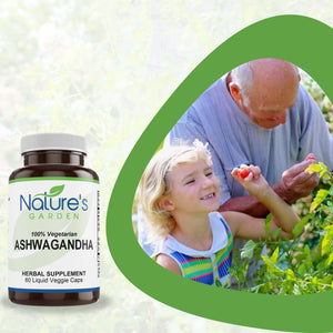 Ashwagandha - 60 Count Liquid Veg Caps