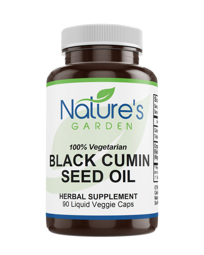 Black Cumin Seed Oil Liquid Capsules 90 VegCap