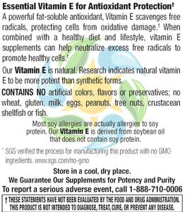 Vitamin E 1,000 IU Plus Mixed Tocopherols Softgels 90 Count