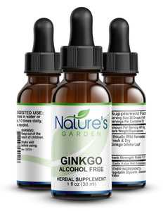 Ginkgo (Alcohol Free) - 1 oz Liquid Single Herb