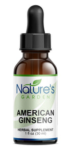 Ginseng, American - 1 oz Liquid Single Herb