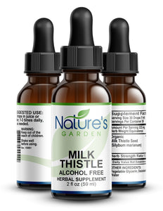 Milk Thistle (Alcohol Free) - 2 oz Liquid Single Herb