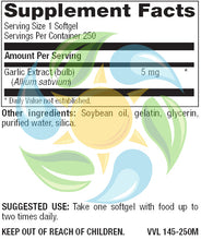 Garlic 500 mg 100:1 Extract Odor-Reduced Softgels 250 Count