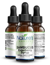 SAMBUCUS ELDERBERRY SYRUP - 4 oz Liquid Herbal Formula IMAGE PROBLEM