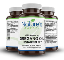 Oregano Oil - 120 Liquid Veggie Caps with 510mg Mediterranean Oil of Oregano