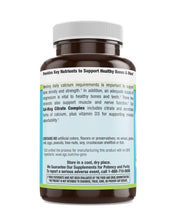 Livamed - Cal-Mag Citrate Complex with Vitamin D3 Veg Tabs 250 Count - Livamed Vitamins