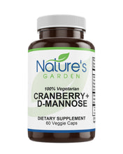 Cranberry + D-Mannose Supplement Plus Vitamin C - 60 Veggie Caps