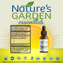 Ginseng, American - 1 oz Liquid Single Herb