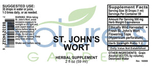 St. John's Wort - 2 oz Liquid Single Herb