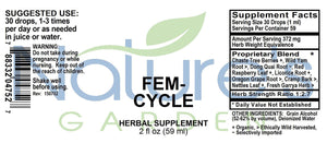 FEM-CYCLE - 2 oz Liquid Herbal Formula
