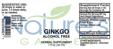 Ginkgo (Alcohol Free) - 1 oz Liquid Single Herb