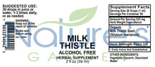 Milk Thistle (Alcohol Free) - 2 oz Liquid Single Herb
