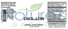 CHOL-LOW  - 1 oz Liquid Herbal Formula