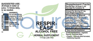RESPIR-EASE (Alcohol Free) - 1 oz Liquid Herbal Formula