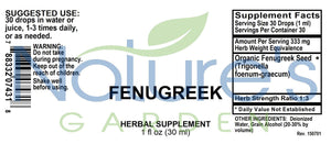Fenugreek - 1 oz Liquid Single Herb