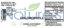 CHLOROPHYLL (Alcohol Free) - 2 oz Liquid Herbal Formula
