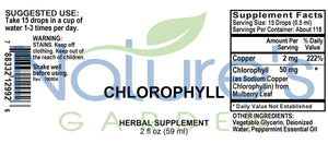 CHLOROPHYLL (Alcohol Free) - 2 oz Liquid Herbal Formula