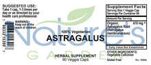 Astragalus Root - 90 Veggie Caps