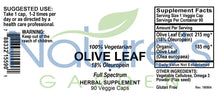 Olive Leaf - 90 Veggie Caps - with 400mg Potent Organic Olive Leaf  Extract