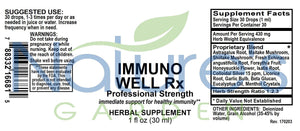 IMMUNO WELL Rx - 1 oz Liquid Herbal Formula