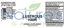 LUSTROUS HAIR - 2 oz Liquid Herbal Formula