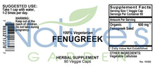 Fenugreek  - 90 Veggie Caps