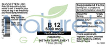 B12 Drops 5000 mcg/ml - 1 oz Liquid Vitamins