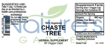 Chaste Tree - 90 Veggie Caps with 400mg Organic Chasteberry