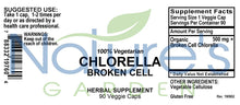 Chlorella - 90 Veggie Caps with Organic Chlorella Vulgaris Powder