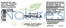 Triphala  - 90 Veggie Caps with 500mg Organic Blend of Amla Indian Fruit