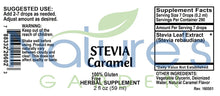 Caramel Stevia  - 2 oz Alcohol Free - Sugar Substitute