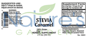 Caramel Stevia  - 2 oz Alcohol Free - Sugar Substitute