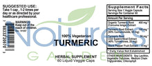 Nature's Garden -Turmeric  - 60 Liquid Veggie Caps