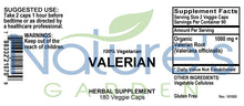 Valerian - 180 Veggie Caps with 1000mg Organic Valerian Root Powder