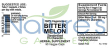 Bitter Melon - 90 Veggie Caps with 500mg Bitter Melon Extract