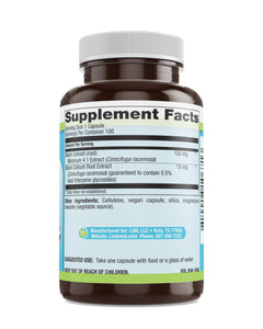 Livamed - Black Cohosh Veg Caps 100 Count - Livamed Vitamins