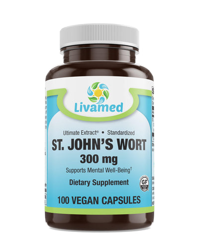 Livamed - St. John's Wort 300 mg Veg Caps 100 Count - Livamed Vitamins