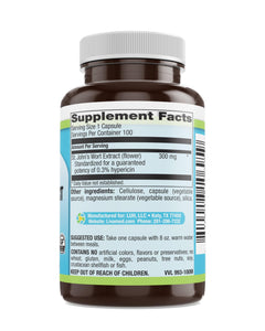 Livamed - St. John's Wort 300 mg Veg Caps 100 Count - Livamed Vitamins
