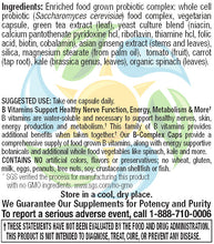 B-Complex Veg Caps - Whole Food Essentials   60 Count