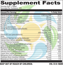 Basic Multi® Veg Tabs 180 Count