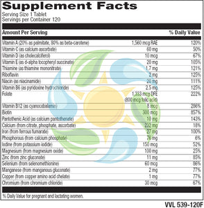 Prenatal Once Daily Veg Tabs  120 Count
