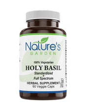 Holy Basil - 60 Veggie Caps with 450mg Organic Holy Basil Tulsi & Holy Basil Extract from India