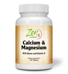 Hi Potency Calcium and Magnesium - With D3 & Boron - 100 Tabs