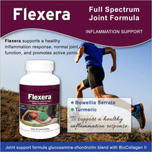 WORLD NUTRITION Flexera Joint Support Supplement | Glucosamine, Chondroitin, OptiMSM, Boswellia, Turmeric, BioCell Collagen II Supports Joint Comfort & Mobility (180 Capsules)
