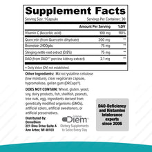 Histamine Complete - Histamine Digest Seasonal Support & Dietary Histamine Support 30 Caps