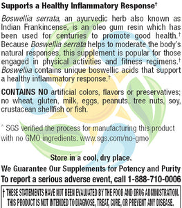 Boswellia 450mg 60 Count
