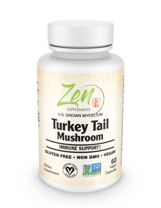 Organic Turkey Tail Mushroom Supplement 60 Vcaps